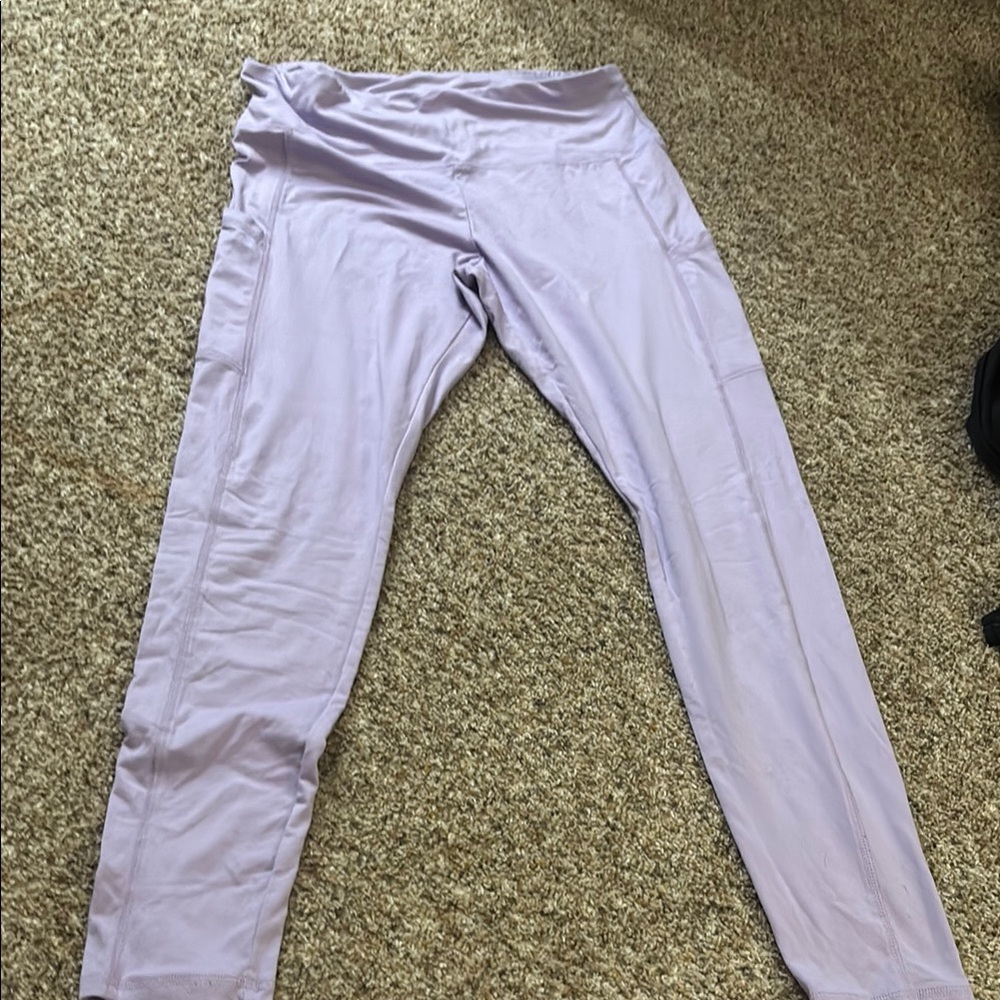 Lavender High-Waisted Leggings